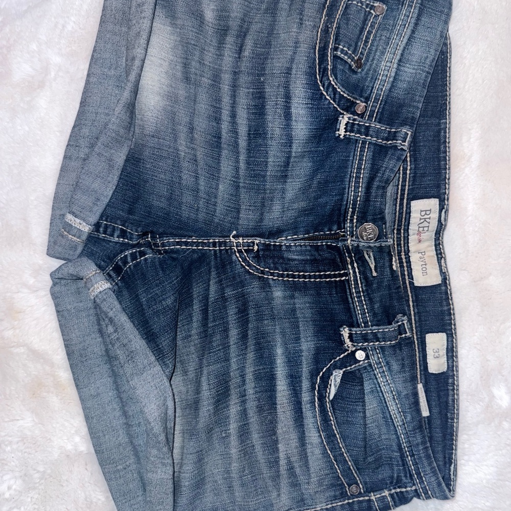BKE Dark Wash Denim Shorts
